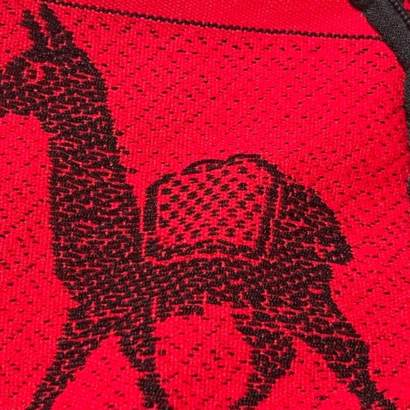 Backpack Machu Picchu Alpaca Lama Handwoven Red - Picture 6 of 12